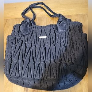 Timi & Leslie black Antoinette quilted boho style diaper bag
